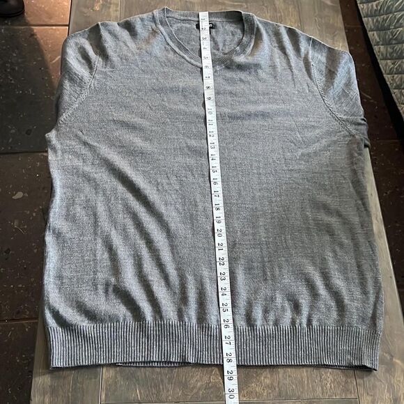 Apt. 9 Merino Wool-Blend V-neck Sweater Sz-XL - Picture 6 of 7